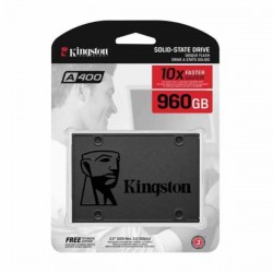 Unidad de disco duro en estado sólido ssd 2.5 sata III kingston versión a400 con capacidad de 960gb / sa400s37/960g