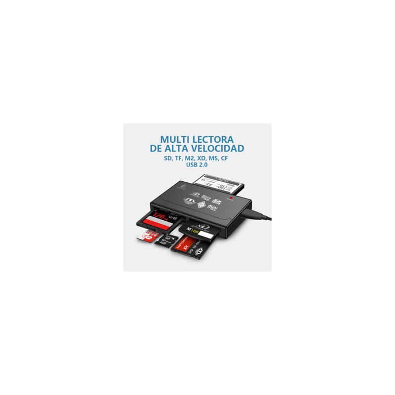 Mutilector Externo Memorias A Usb 2.0 Micro SD