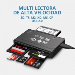 Mutilector Externo Memorias A Usb 2.0 Micro SD
