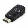 Adaptador Convertidor Hdmi A Vga Audio 3.5