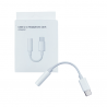 Mini cable adaptador con entrada tipo c a auxiliar 3.5mm / usb-c to headphone jack / 212113