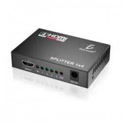 Splitter Hdmi 1×4 1080P Divisor Señal Amplificador Tv Monitor