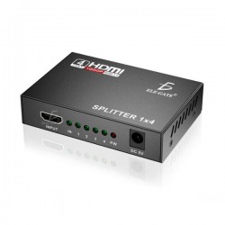 Splitter Hdmi 1×4 1080P Divisor Señal Amplificador Tv Monitor