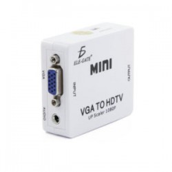 Mini convertidor adaptador de señal vga a hdmi 1080p tv