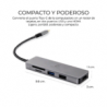 Hub adaptador hdmi 4k, con puerto usb 3.0, micro sd, sd, tipo c a tipo c wi.158