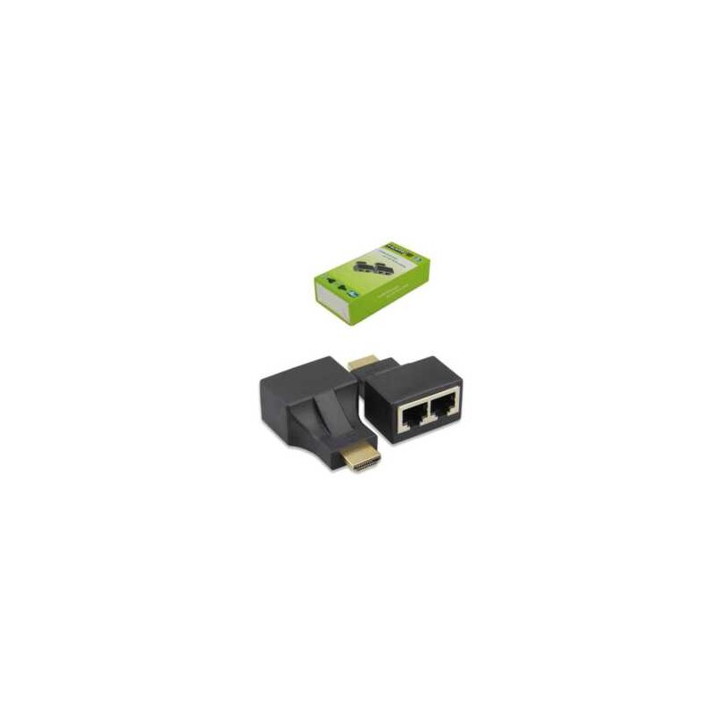 Adaptador Extensor Extensores Hdmi 30m Rj45 Utp