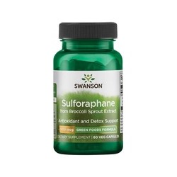 Sulforafano de extracto de brotes de brócoli, 400 mcg