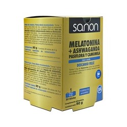 Melatonina + ashwanda pasiflora y camomila sandía