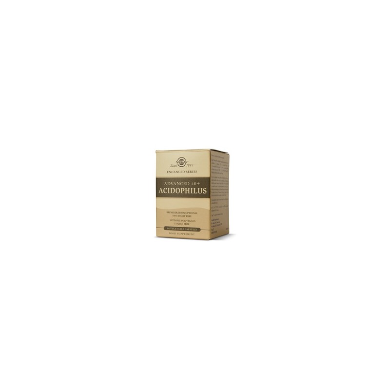 Acidophilus avanzado 40+ probiótico vegano