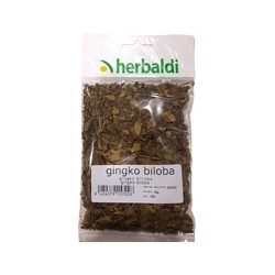 Hierba ginkgo biloba triturada