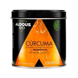 Cúrcuma con probióticos, jengibre y pimienta negra (fórmula avanzada)