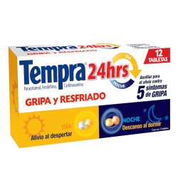 24HRS GRIPA Y RESFRIADO 12 TABS