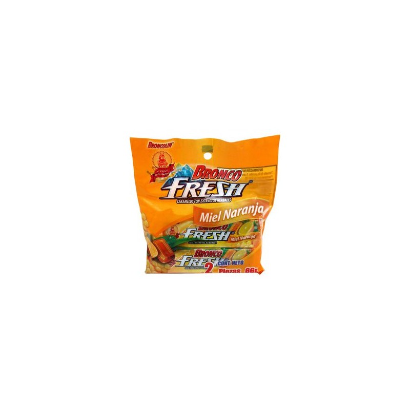 Broncofresh Naranja 66G Caramelo