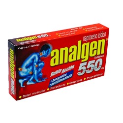 Analgen 550Mg 12 Tabs