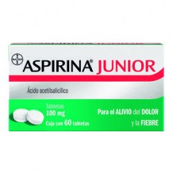 Aspirina Junior 100mg 60 tabs