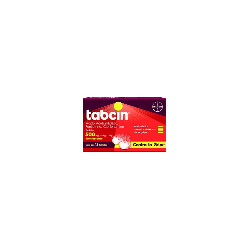 Tabcin Efervescente 500Mg 12 Tabs