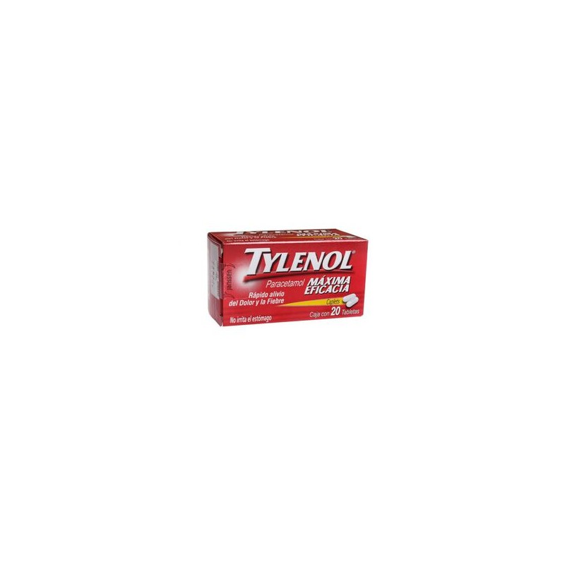 Tylenol Caplets 500Mg 20 Tabs
