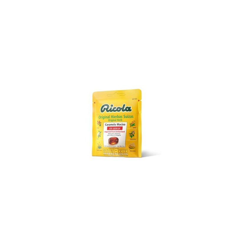 Ricola Original S/Azucar 15G 6 Past