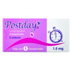 Postday Levonorgestrel 1.5mg Caja con 1 Comprimidos