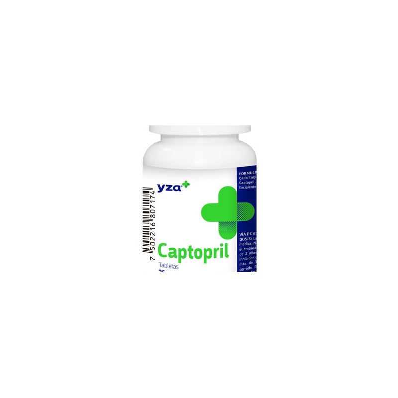 Yza Captopril 25Mg 100 Tabs