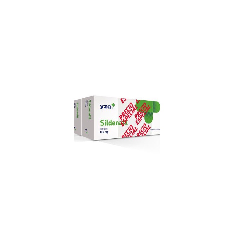 Yza Sildenafil Duo Pack 100Mg 2 Cajas Con 8 Tablet...