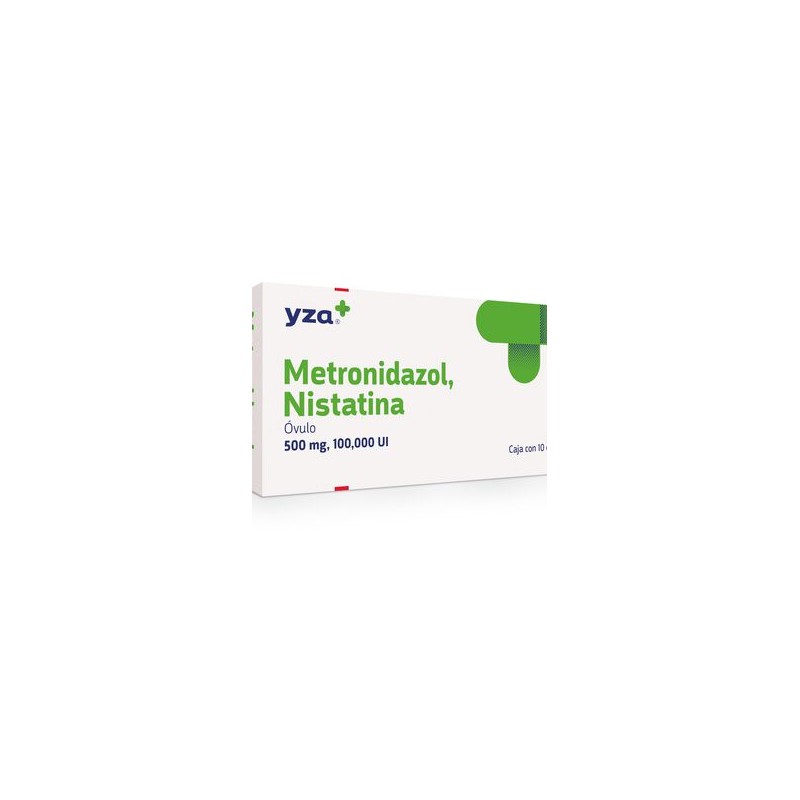 Yza Metronidazol/Nistatina 500Mg/100000U 10 Ovulos