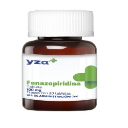 Yza Fenazopiridina 100Mg 20 Tabs