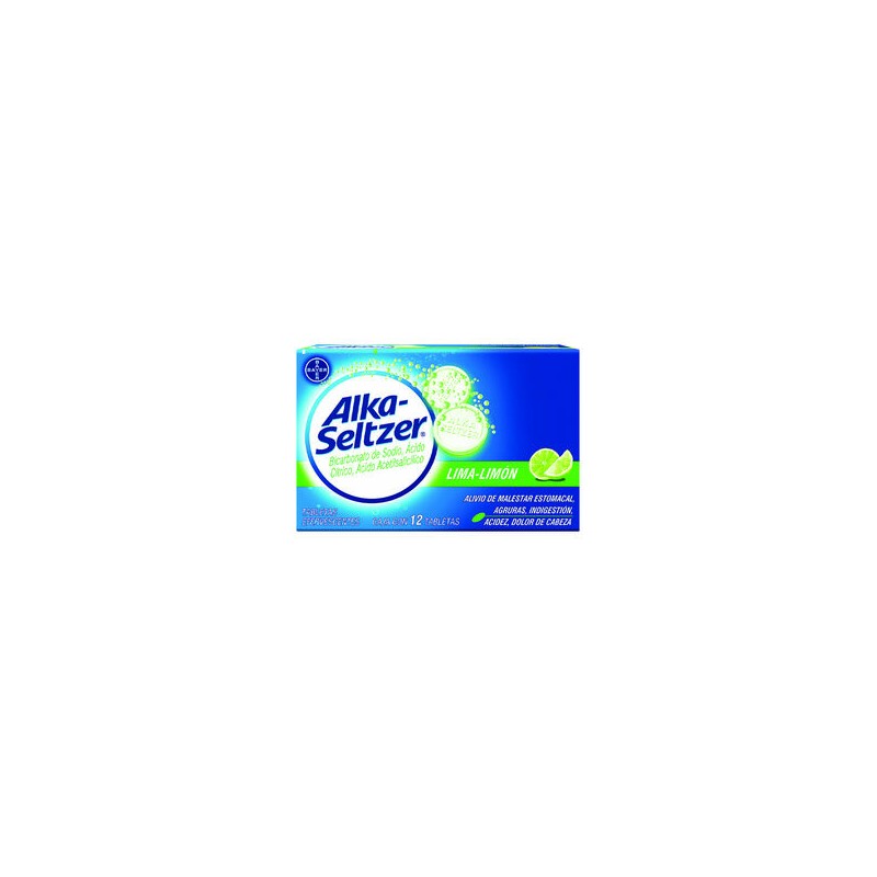 Alka Seltzer Limon 500Mg 12 Tabs