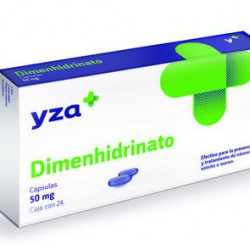 Yza Dimenhidrinato 50Mg 24 Caps