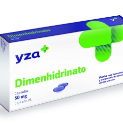 Yza Dimenhidrinato 50Mg 24 Caps