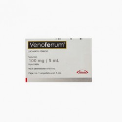 Venoferrum 100Mg 1 Amp X 5Ml