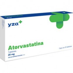 Yza Atorvastatina 20Mg 10 Tabs