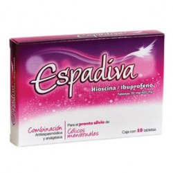 Espadiva 20Mg/400Mg 10 Tabs