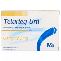 Telarteq Urti 80Mg/12.5Mg 14 Tabs