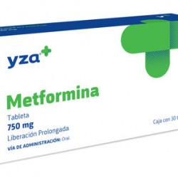 Yza Metformina Lp 750Mg 30 Tabs