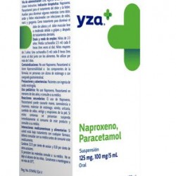Yza Naproxeno, Paracetamol 2.5G/0.125G 100Ml