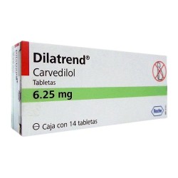 Dilatrend 6.25Mg 14 Tabs