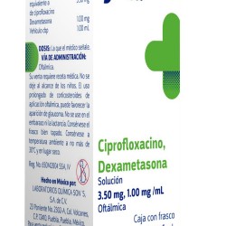 Yza Dexametasona, Ciprofloxacino So 3.5Mg/1Mg 5Ml