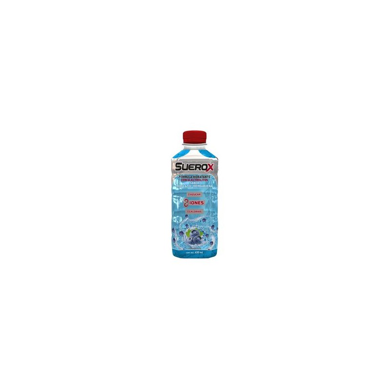 Suerox Adulto 8 Iones Mora Azul 630Ml