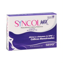 Syncol Max 650Mg/60Mg/15Mg 12 Comp