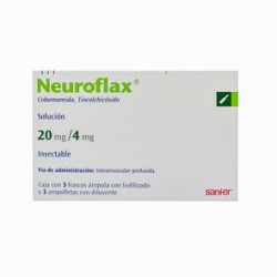 Neuroflax 20Mg/4Mg 3 Amp X 4Ml
