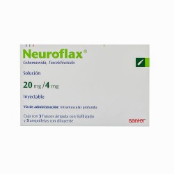 Neuroflax 20Mg/4Mg 3 Amp X 4Ml