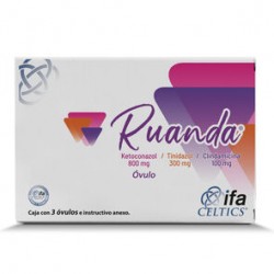 RUANDA 800MG/300MG/100MG 3 OVULOS