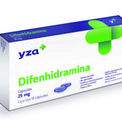 Yza Difenhidramina 25Mg 10 Caps