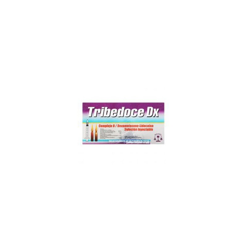Tribedoce Dx 5Mg/100Mg/100Mg/4Mg/3 3 Amp
