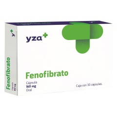 Yza Fenofibrato 160Mg 30 Caps