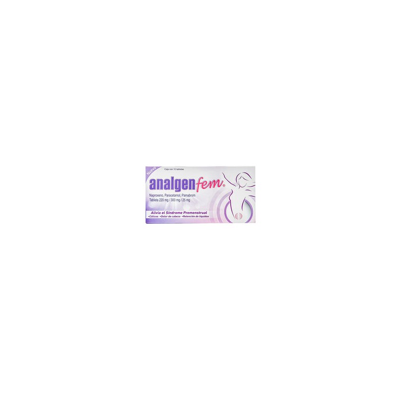 Analgen Fem 220Mg/300Mg/25Mg 12 Tabs