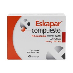 Eskapar Compuesto 200Mg/600Mg 20 Caps