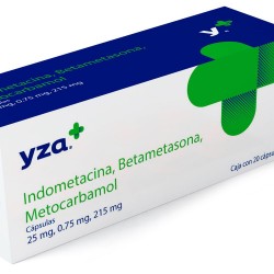 Yza Betametasona, Indometacina 25Mg/0.75Mg/215Mg 2...