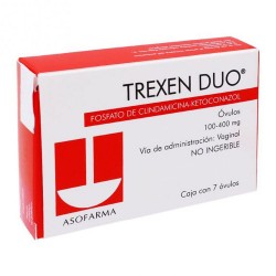 Trexen Duo 100Mg/400Mg 7 Óvulos
